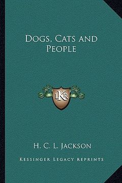 portada dogs, cats and people (en Inglés)