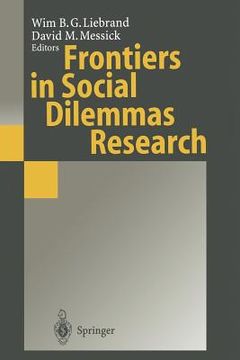 portada frontiers in social dilemmas research (in English)