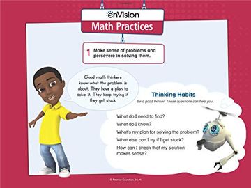 portada Envision Mathematics 2020 Practices Posters Grade 3