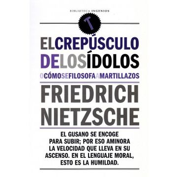 portada El Crepúsculo de los Ídolos (in Spanish)
