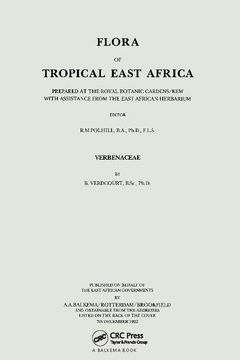 portada Flora of Tropical East Africa - Verbenaceae (1992) (en Inglés)