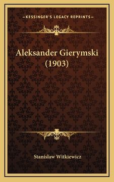 portada Aleksander Gierymski (1903) (en Polaco)