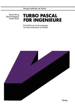 portada Turbo-Pascal Für Ingenieure: Eine Einführung Mit Anwendungen Aus Naturwissenschaft Und Technik (in German)