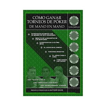 portada Como Ganar Torneos de Poker de Mano en Mano Volumen ii (in Spanish)
