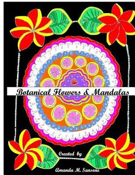 portada Botanical Flowers & Mandalas (en Inglés)