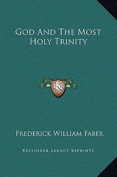 portada god and the most holy trinity (en Inglés)