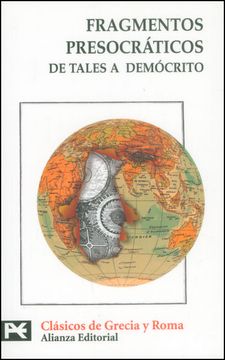portada Fragmentos Presocraticos: De Tales a Democrito