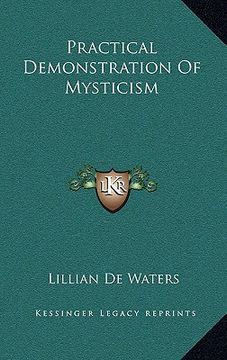 portada practical demonstration of mysticism (en Inglés)