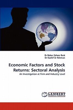 portada economic factors and stock returns: sectoral analysis (en Inglés)