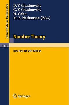 portada number theory (en Inglés)