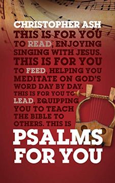 portada Psalms for You: How to Pray, how to Feel and how to Sing (God's Word for You) (en Inglés)