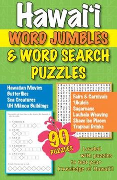 portada Hawaii Word Jumbles & Word Search Puzzles (en Inglés)