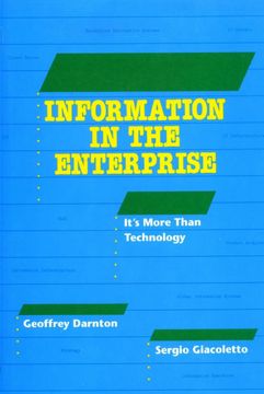 portada Information in the Enterprise: It's More Than Technology (en Inglés)