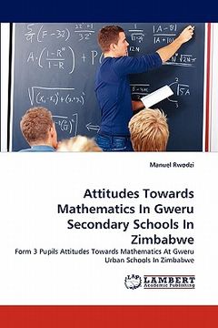 portada attitudes towards mathematics in gweru secondary schools in zimbabwe