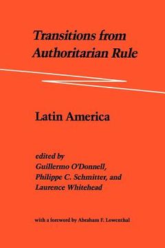 portada transitions from authoritarian rule,latin america (en Inglés)