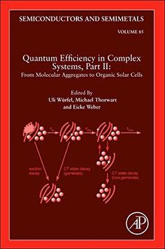 portada Quantum Efficiency in Complex Systems, Part ii: From Molecular Aggregates to Organic Solar Cells, Volume 85 (Semiconductors and Semimetals) 