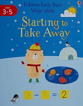 portada Early Years Wipe-Clean Starting to Take Away (Usborne Early Years Wipe-Clean, 14) 