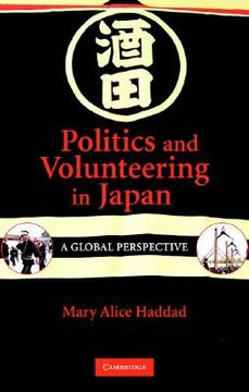 portada politics and volunteering in japan: a global perspective (en Inglés)