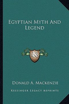 portada egyptian myth and legend (en Inglés)