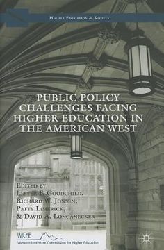portada Public Policy Challenges Facing Higher Education in the American West