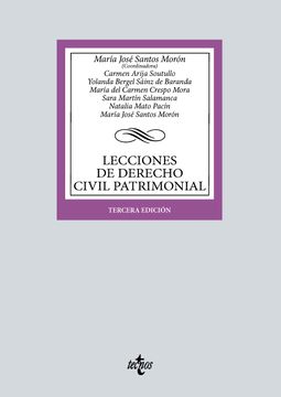 portada Lecciones de Derecho Civil Patrimonial (in Spanish)