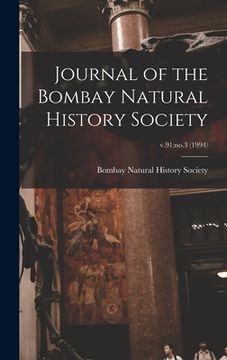 portada Journal of the Bombay Natural History Society; v.91: no.3 (1994) (en Inglés)