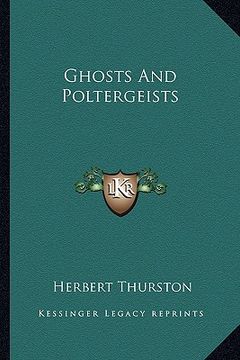 portada ghosts and poltergeists (in English)