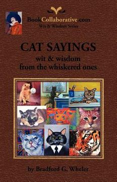 portada cat sayings; wit & wisdom from the whiskered ones (en Inglés)