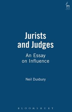 portada jurists and judges: an essay on influence