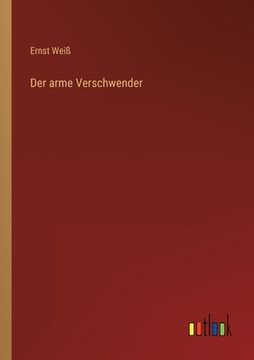 portada Der arme Verschwender (in German)