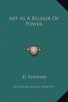 portada art as a release of power (en Inglés)