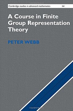 portada A Course in Finite Group Representation Theory (Cambridge Studies in Advanced Mathematics) (in English)