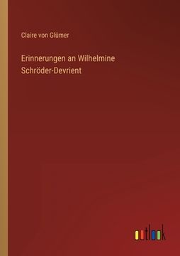 portada Erinnerungen an Wilhelmine Schröder-Devrient 