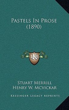 portada pastels in prose (1890) (en Inglés)