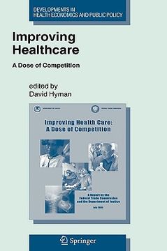 portada improving healthcare: a dose of competition (en Inglés)