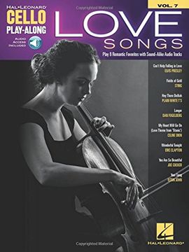 portada Love Songs: Cello Play-Along Volume 7 (en Inglés)