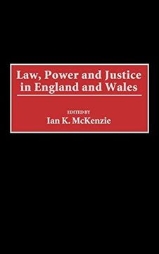 portada Law, Power and Justice in England and Wales (in English)