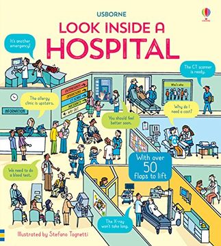 portada Look Inside a Hospital (en Inglés)