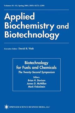 portada twenty-second symposium on biotechnology for fuels and chemicals (en Inglés)