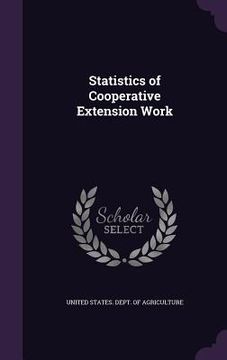 portada Statistics of Cooperative Extension Work