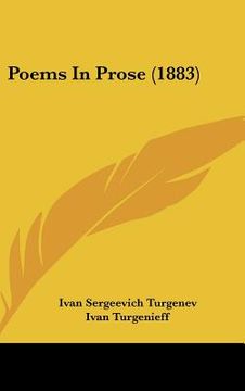 portada poems in prose (1883) (in English)