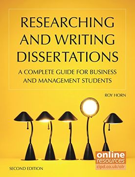 portada Researching and Writing Dissertations: A Complete Guide for Business and Management Students (en Inglés)