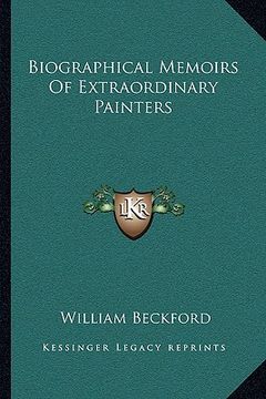 portada biographical memoirs of extraordinary painters (en Inglés)