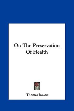 portada on the preservation of health (en Inglés)