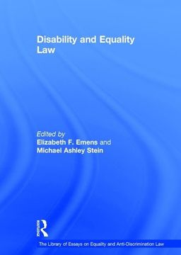 portada Disability and Equality Law (in English)