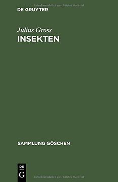 portada Insekten (Sammlung G Schen) (German Edition)