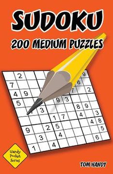 portada Sudoku 200 Medium Puzzles: Handy Pocket Series Book (en Inglés)