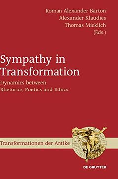 portada Poetics of Sympathy (Transformationen der Antike) 