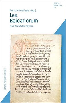 portada Lex Baioariorum: Das Recht der Bayern (Editio Bavarica) (en Alemán)