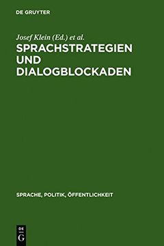 portada sprachstrategien und dialogblockaden (in English)